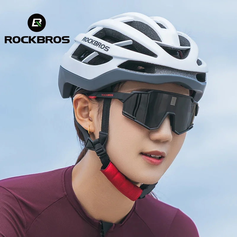 ROCKBROS-Intelligent Liquid Crystal Fotocromático Bike Óculos, Descoloração Polarizada, Sports Ciclismo Eyewear, Óculos De Sol De Bicicleta