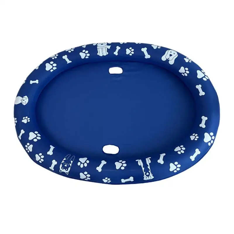 

Dog Bathtub Dog Pool Float Anti-scratch Non-slip Folding Puppy Raft Kayak Accessory For Pool River Tubing Lake Floating Beach