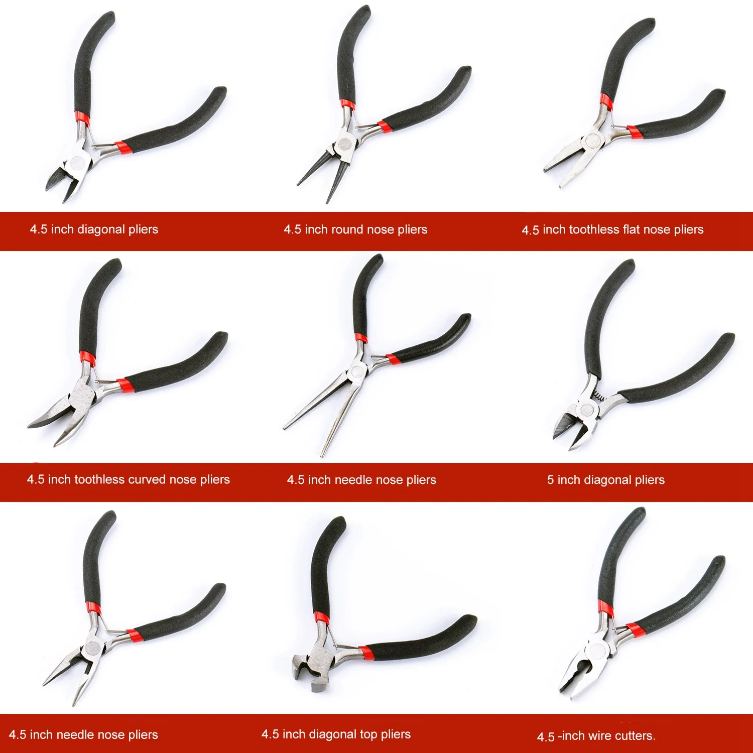 【Najlepsze wybory】Mini szczypce do biżuterii Narzędzie DIY odpowiednie do ręcznie robionych akcesoriów do naprawy koralików