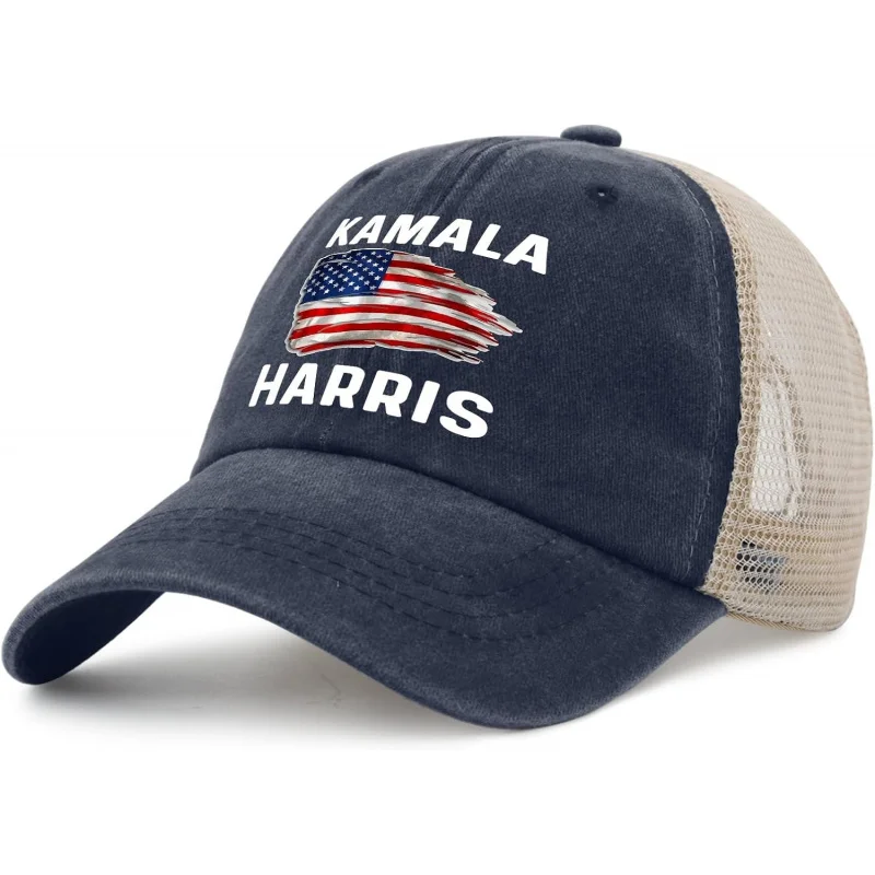 Kamala Harris 2024 Hat Trucker Hat Men Funny Mesh Baseball Cap for Summer