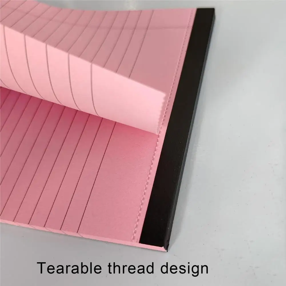 Almohadillas forradas compactas para estudiantes, juego de bloc de notas coloridas para oficina, escuela, toma de notas, 4 paquetes de almohadillas de papel forradas con dúplex