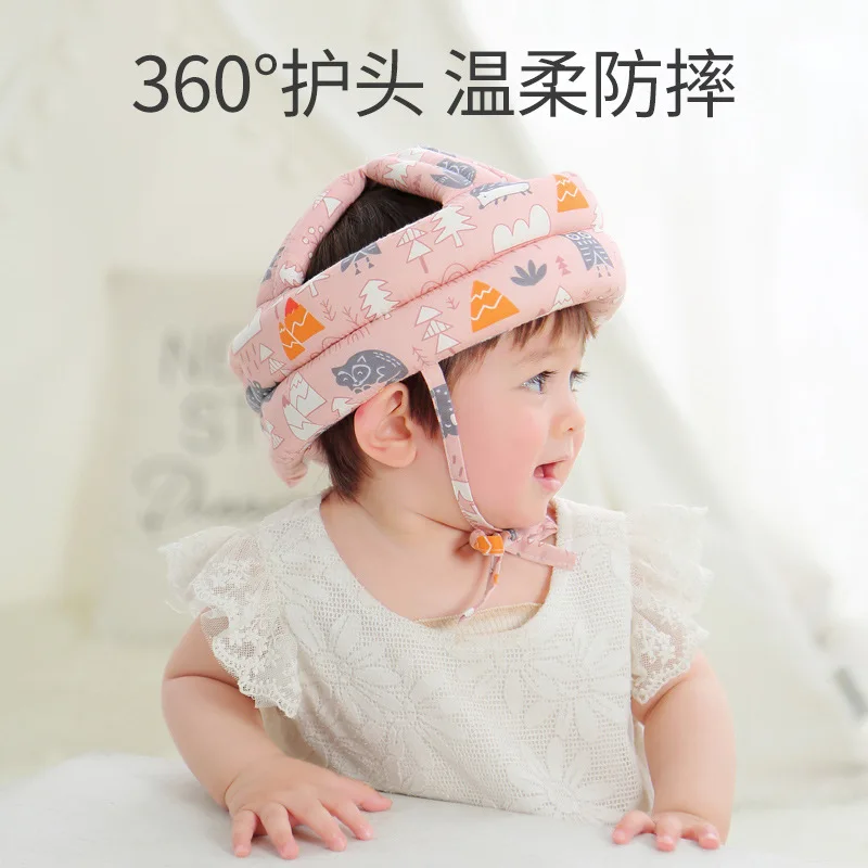 Baby Drop-resistant head protection pad baby toddling fall protection pillow  cap children crashproof cap breathable