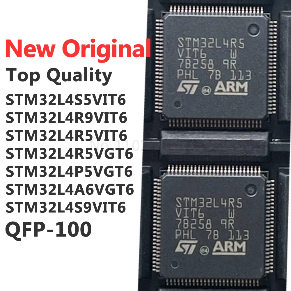 

(1 шт.) STM32L4S5VIT6 STM32L4R9VIT6 STM32L4R5VIT6 STM32L4R5VGT6 STM32L4P5VGT6 STM32L4A6VGT6 STM32L4S9VIT6 QFP-100 Новый чип