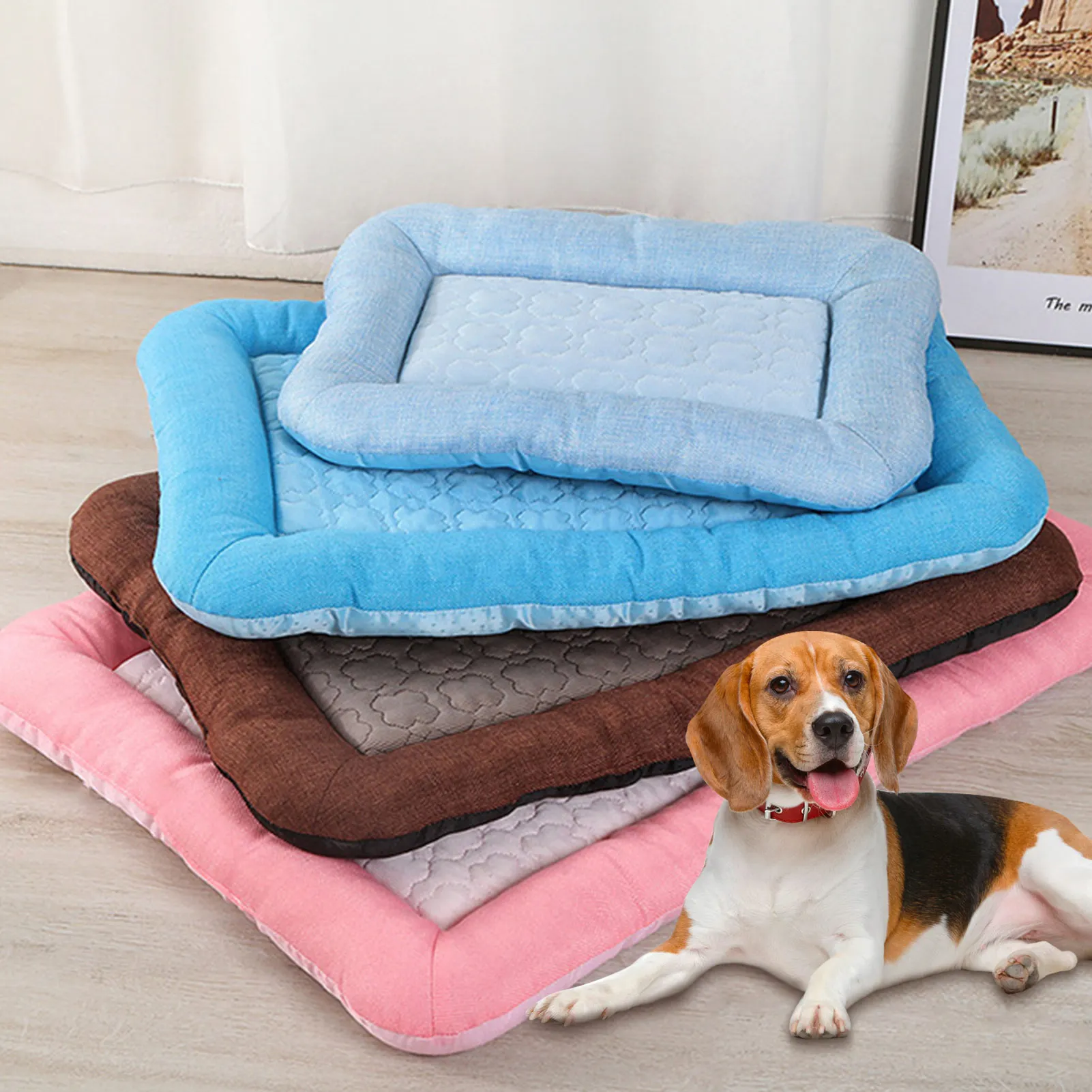 

Summer Dog Bed For Hot Weather Summer Keep Cooling Ice Pad Mattress For Cat Dog