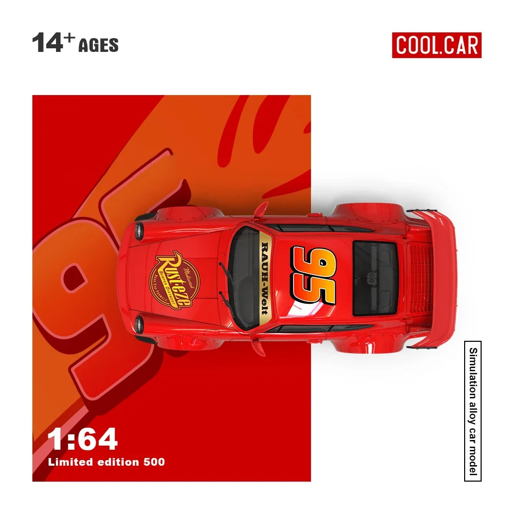 Pré-venda coolcar 1:64 rwb 964 supra a90 relâmpago diecast diorama modelo de carro coleção brinquedo tempo micro 964