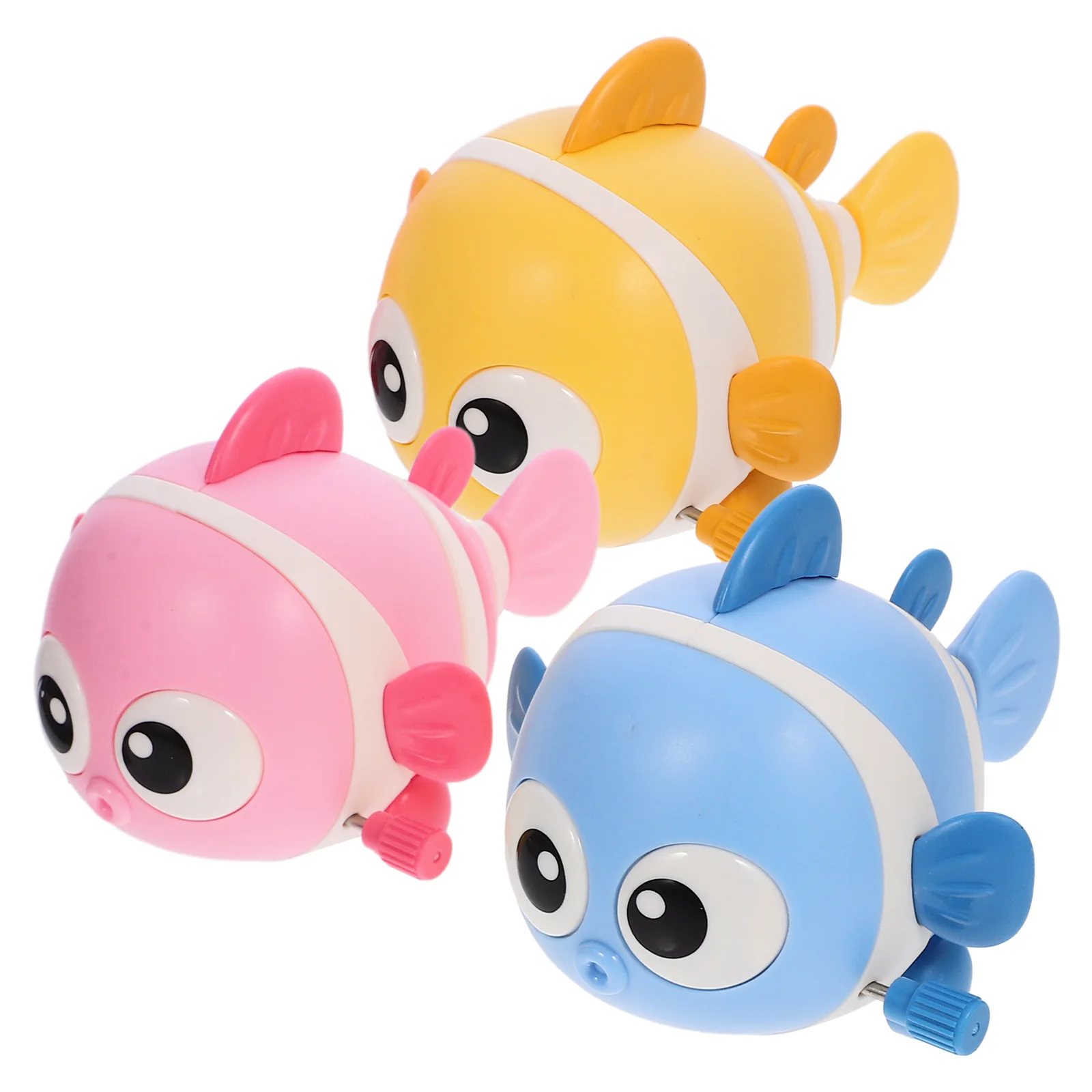 Clown Fish Bath Toy Fun Toys Kids Plaything Playing Water Pool Bathtub Sea Animal Shower Cartoon Animals Baby for Newborn