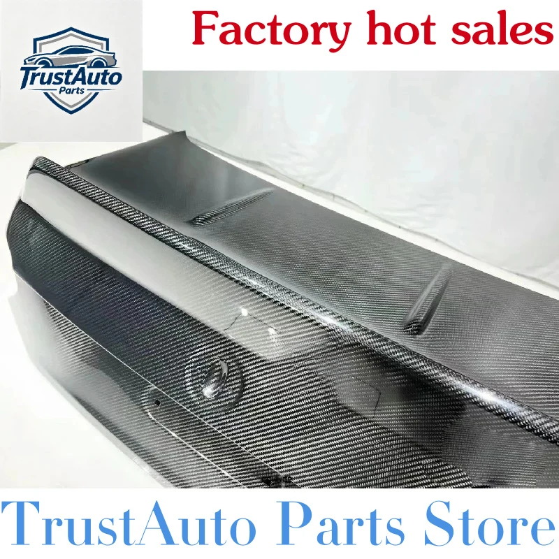 

Hot Selling TreasuresCLS Style Dry Carbon Fiber Rear Trunk Lid Ducktail G +