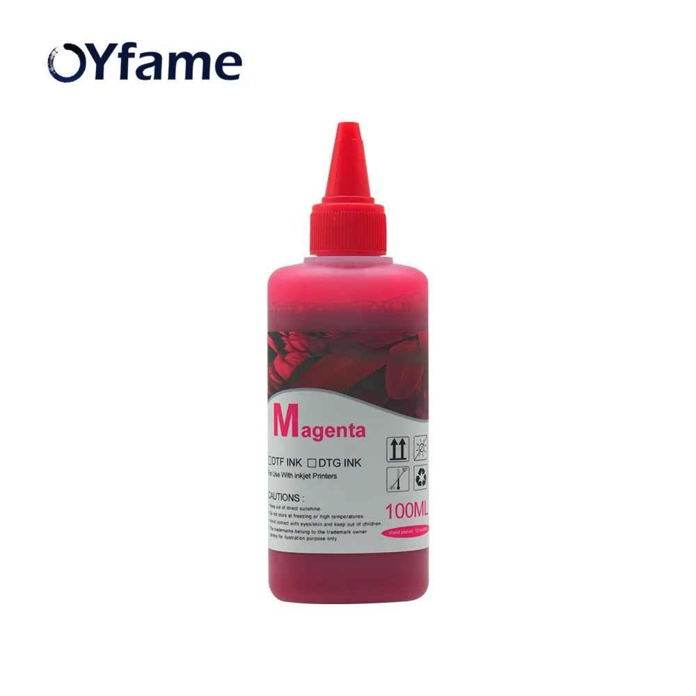 Oyfame 100Ml Dtf Inkt Dtf Warmteoverdracht Inkt Conversie Kit Refill Inkt Direct Naar Film Inkt Voor R1390 XP600 l1800 Dtf Printer Inkt