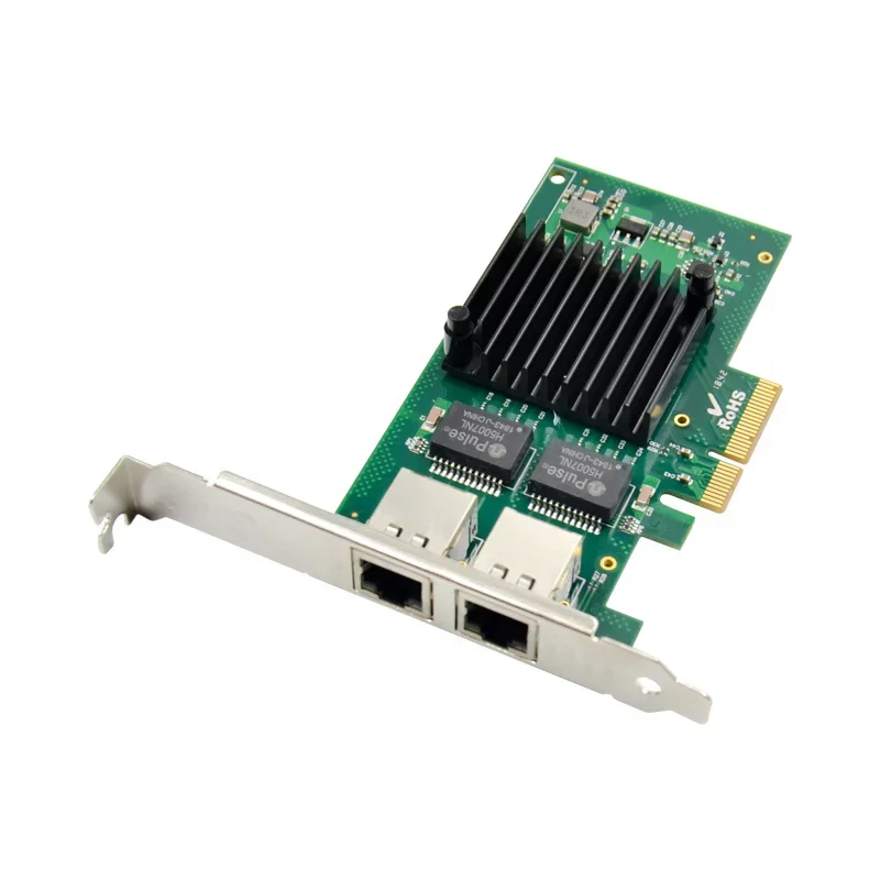 2 RJ45 Port PCIe X4 Dual Gigabit Ethernet Card Intel I350AM2 Chip 1000Mbps Server lan Network Card Adapter Server Controller