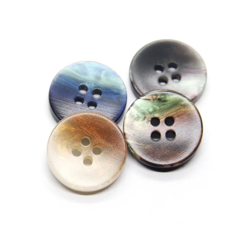 25mm Large Color Resin Black Men Suit Buttons For Needlework Beautiful Coat Jacket Decorative DIY Sewing Accessories Wholesale