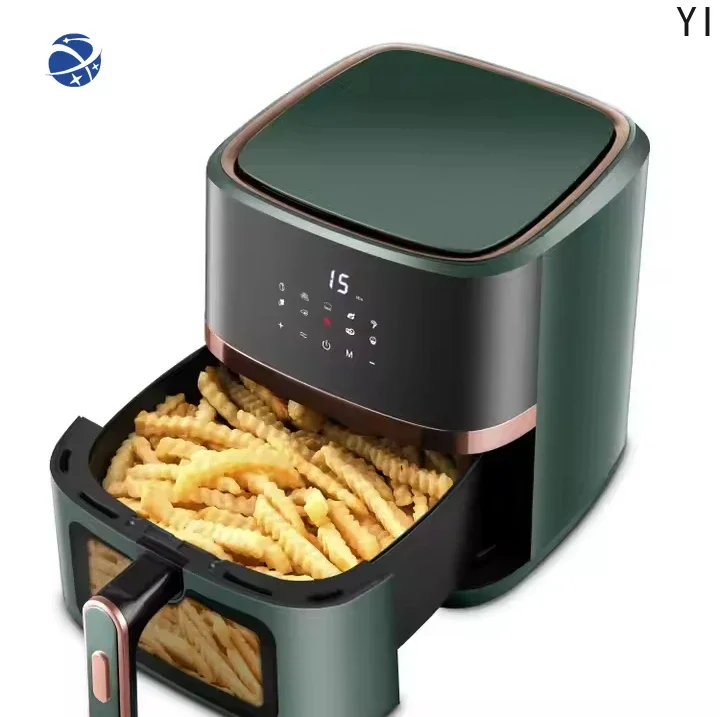 

Air fryer household visual 2025 french fry machine intelligent multifunctional fully automatic electric oven integrated machine