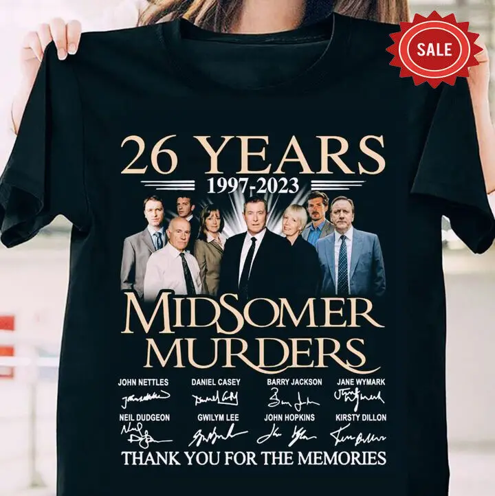 26 years Midsomer Murders 1997 2023 Thank You Memories T Shirt