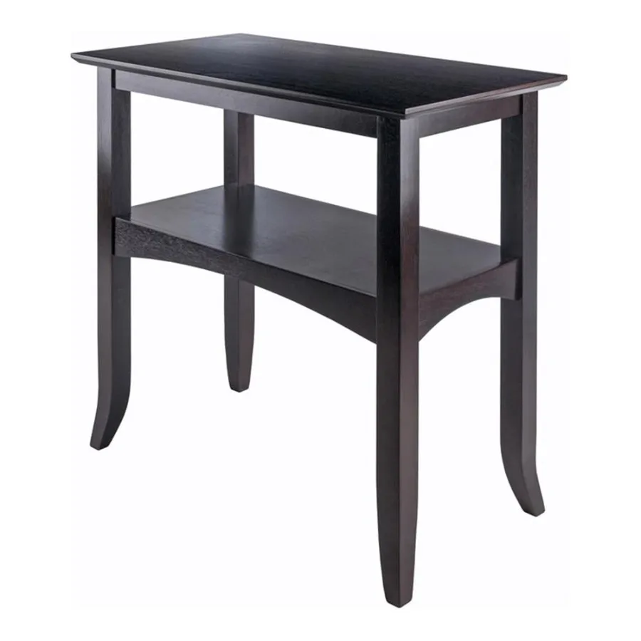

Camden Transitional Solid Wood Flared Leg Console Table in Coffee