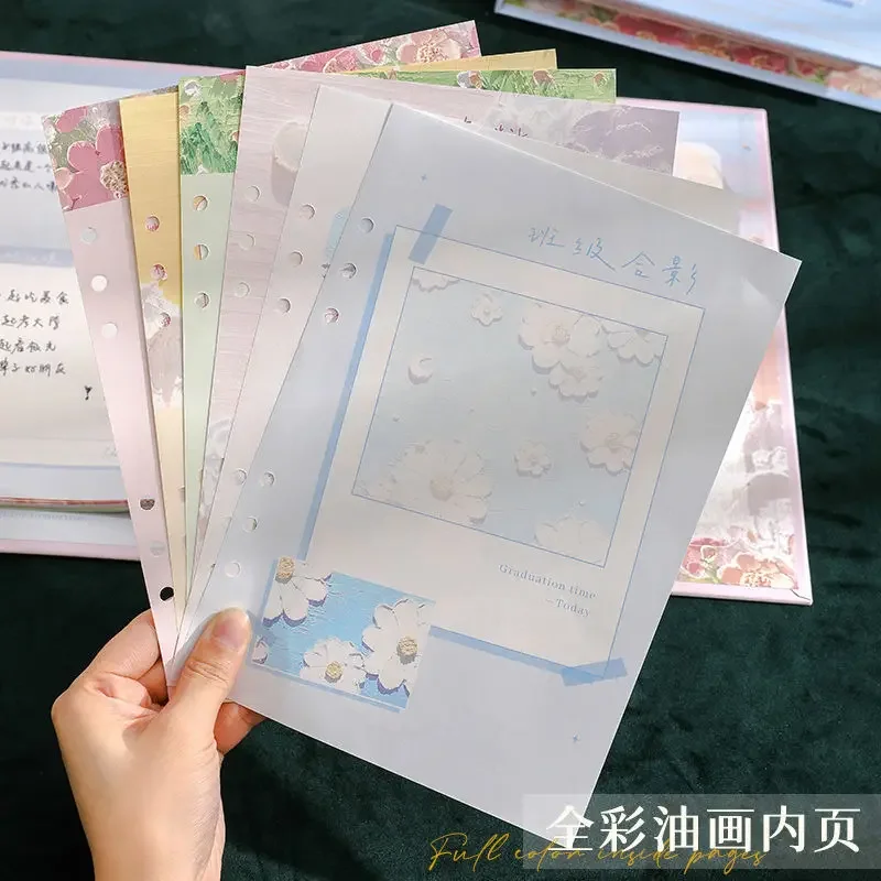 Graduation Book Exquisite Student Record High-Value Ins Style Sixth Grade Junior High School Students Message Memory Commemorati