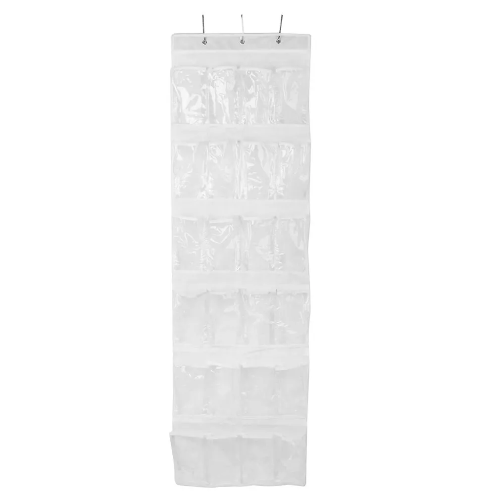 

Органайзер для обуви и сумок на 24 отделения, прозрачный, подвесной, на дверь шкафа, для спальни, гостиной