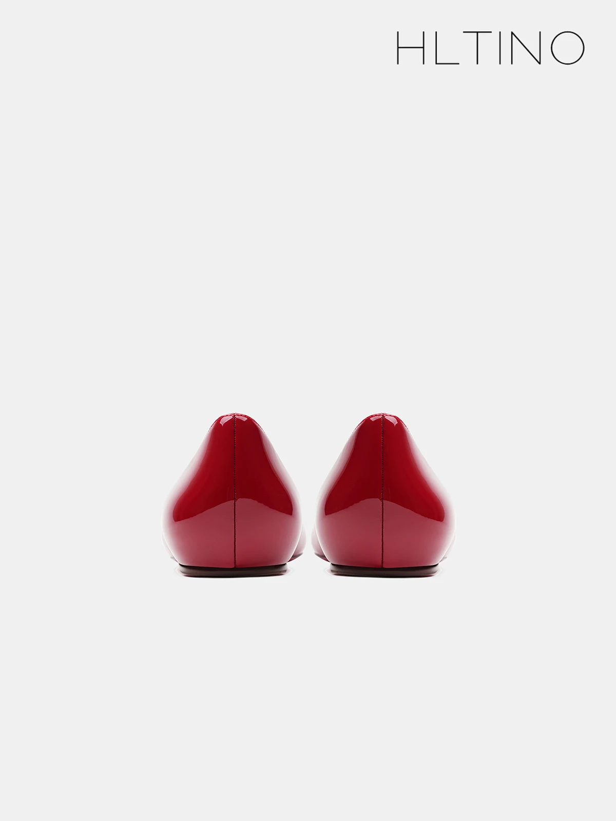 French Sexy Cherry Red Flats Bright Patent Leather Quality Soft Comfortable Women Low Heel Pumps Spring Summer Slip on Shoes