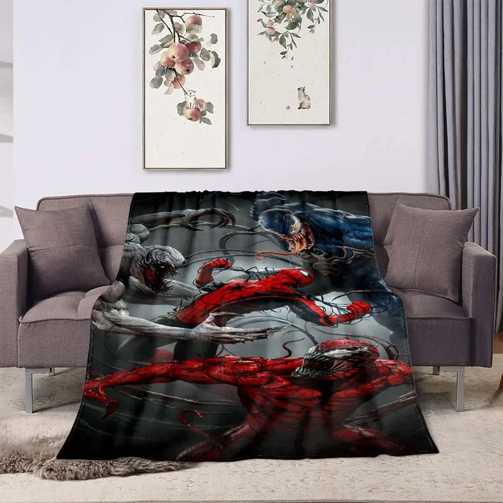 6 Size Spider-Man Blankets Super Hero 3D Printing Bedroom Living Room Comfortable and Soft Picnic Blanket Gift To Marvel Fans