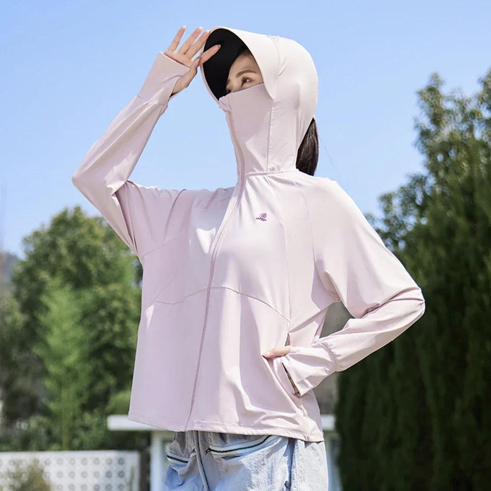 2024 Summer Hooded Jacket Men Women Sun Protection Clothing Outdoor Sports Fishing Hunting Clothes Quick Dry Skin Windbreaker