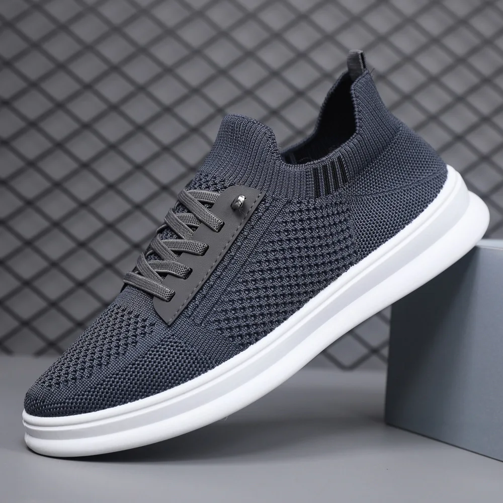 Men's Spring Fashion Board Shoes 2026 Casual Outdoor Sports Shoes Comfortable Breathable Upper Durable Rubber Outsole