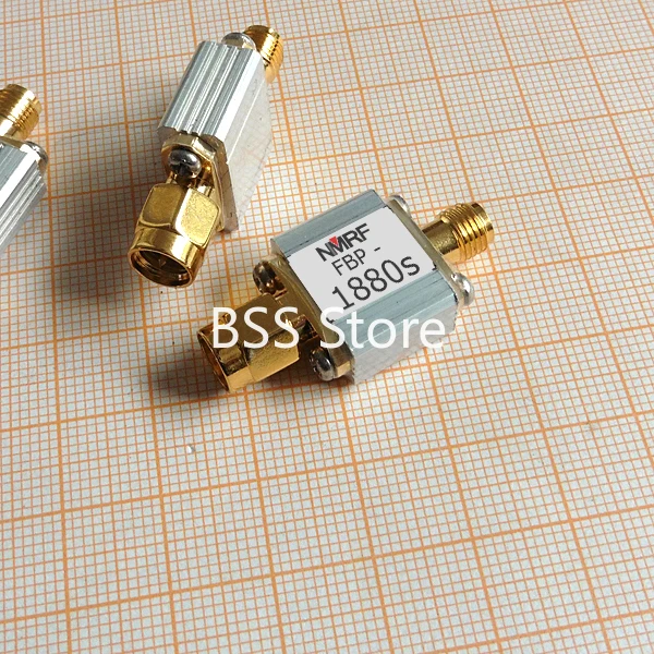 

FBP-1880s SAW bandpass filter for 1880 MHz PCS system, 1 dB 1850-1910 MHz SMA sensor