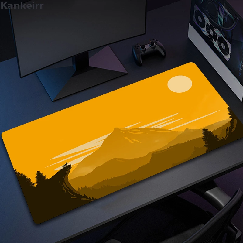 XXL Forest Mouse Pad Gaming Accessories Gabinete PC Gamer Computer Keyboard Desk Mat Rubber Office Laptop Large Mousepad 900x400