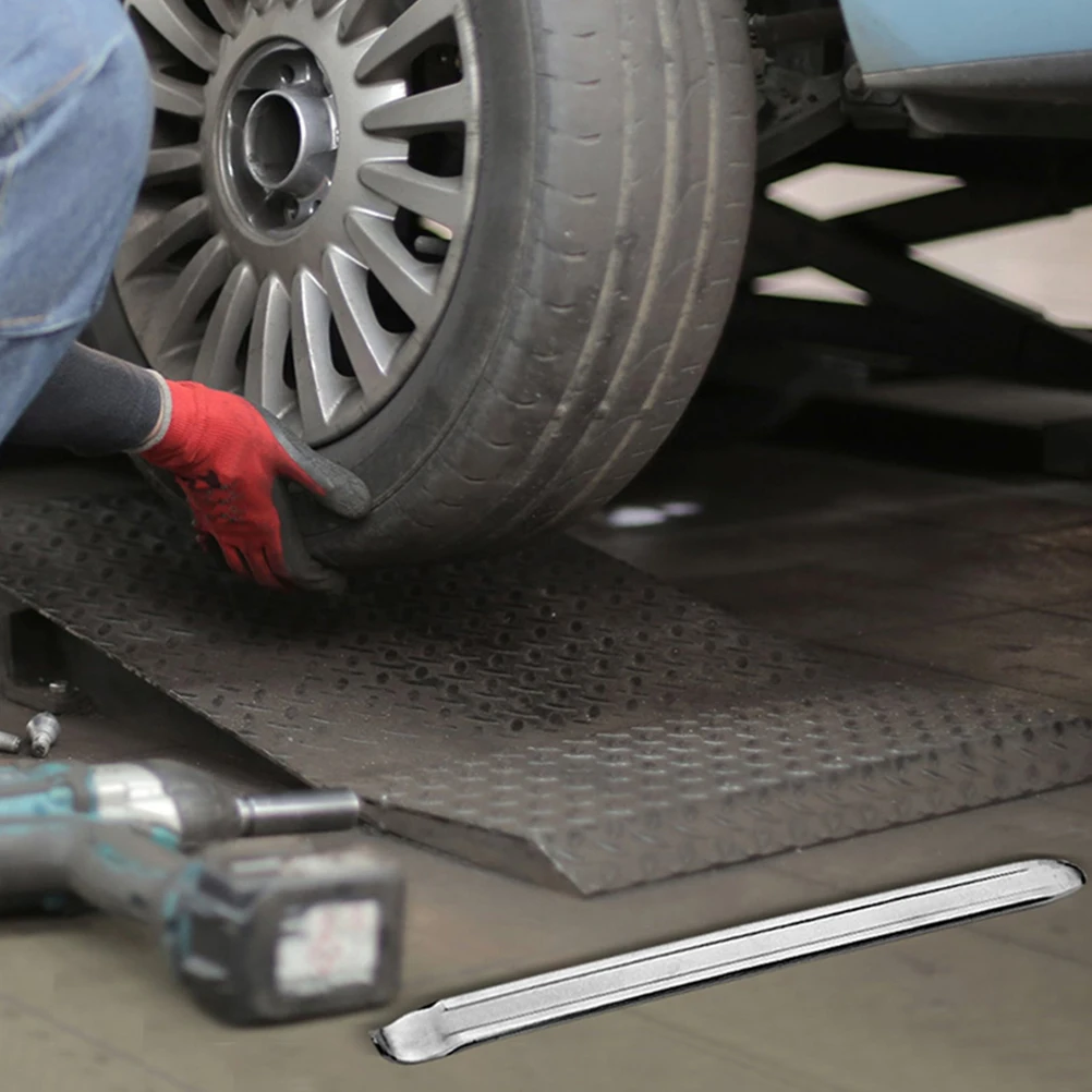 

2pcs Tire Wrecking Bar Silver Aluminum Alloy Bike Car Mountain Bicycle Repair Tool Durable Versatile Changing Lever Manual Tire