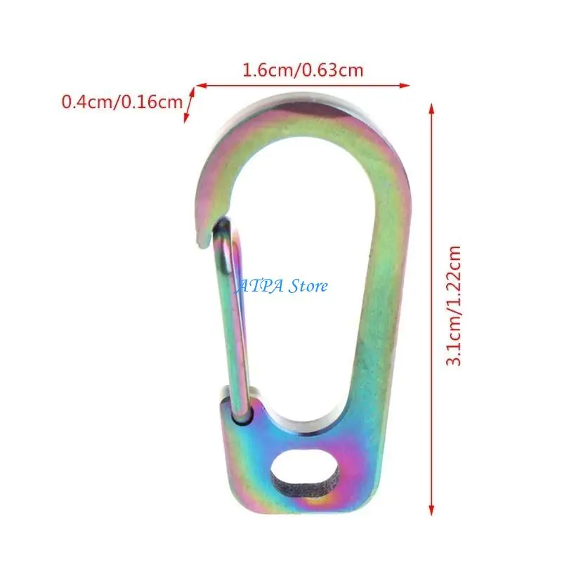 U13C Alloy Carabiner Keychain Buckle Tool Outdoor Recreation Accessories