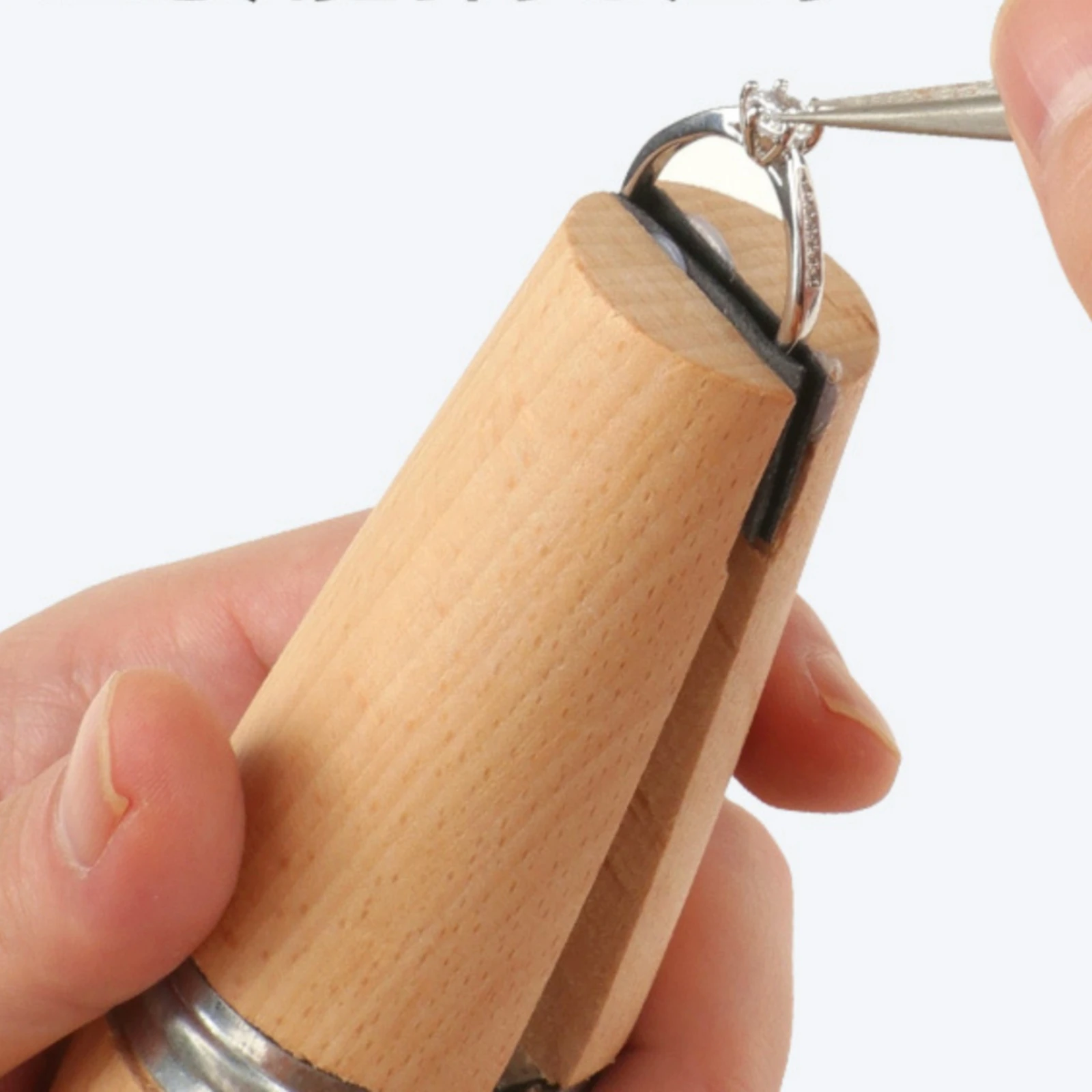 Jewelry Band Clamp Tool Non-Ma - Ring Clamp Wood Jewelry Setting Tool 评论和价格