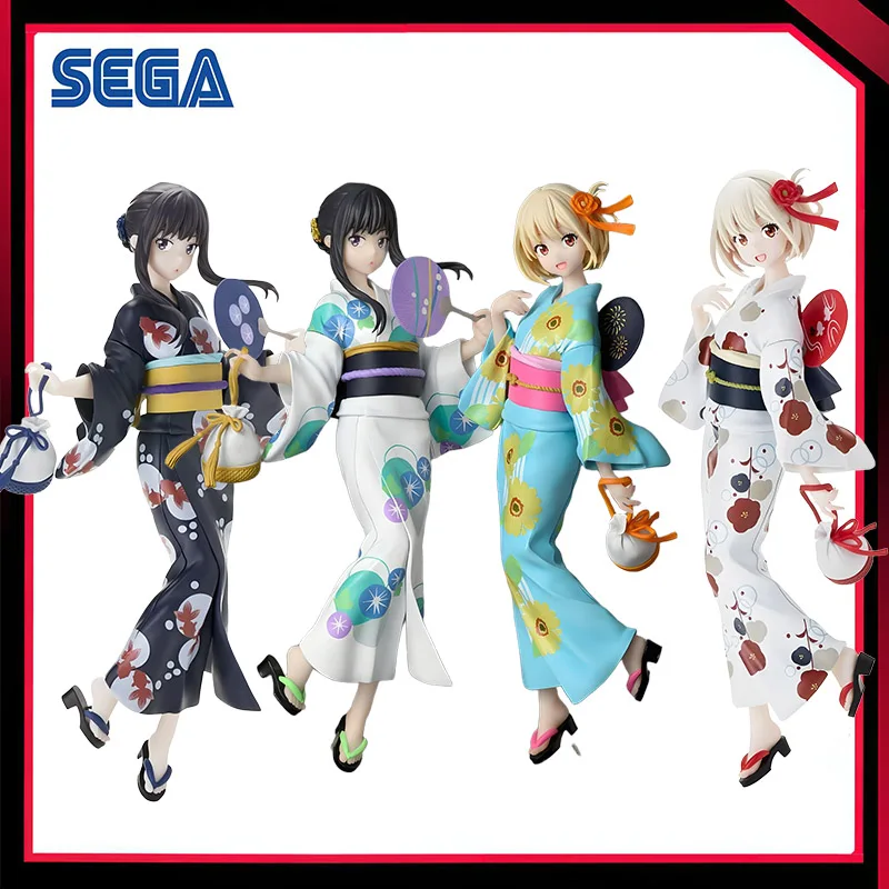 

100% оригинал в наличии SEGA Lycoris Recoil Luminasta Nishikigi Chisato Inoue Takina аниме фигурка модель украшения