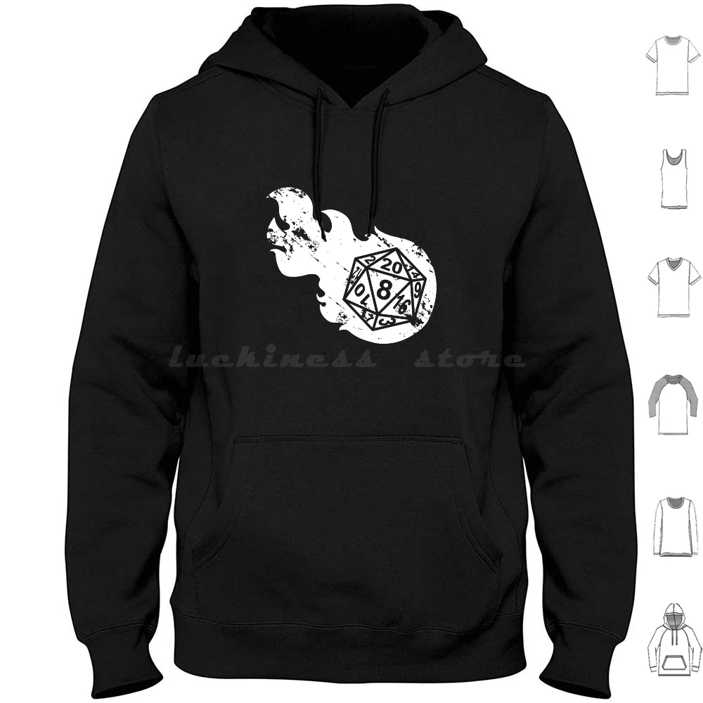 D20 Rpg Hoodies Lon…