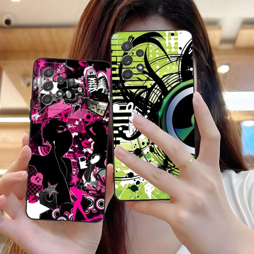 Frutiger مترو موضة قضية الهاتف لسامسونج غالاكسي A73 72 71 70 56 55 54 53 52 36 35 34 23 16 15 5G غطاء الطباعة الملونة #5