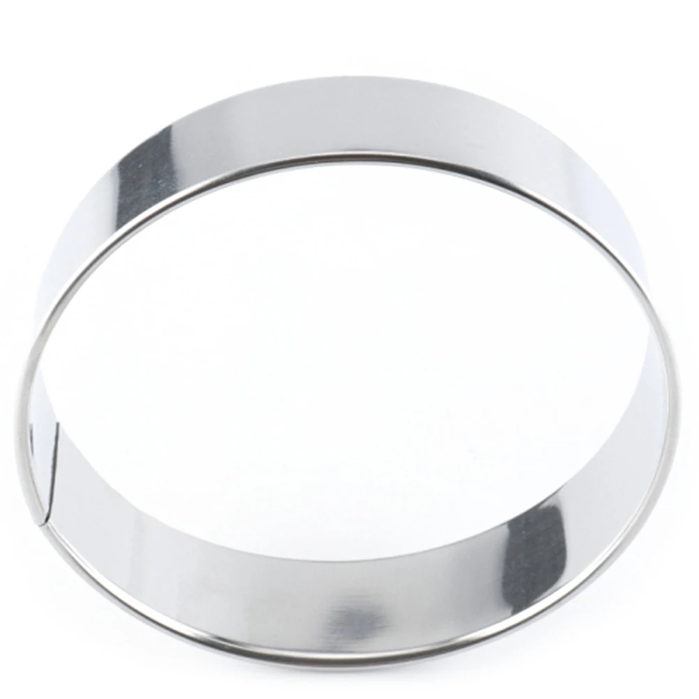 

Форма для торта из нержавеющей стали, тесто для выпечки, круглые трафареты для мусса и печенья