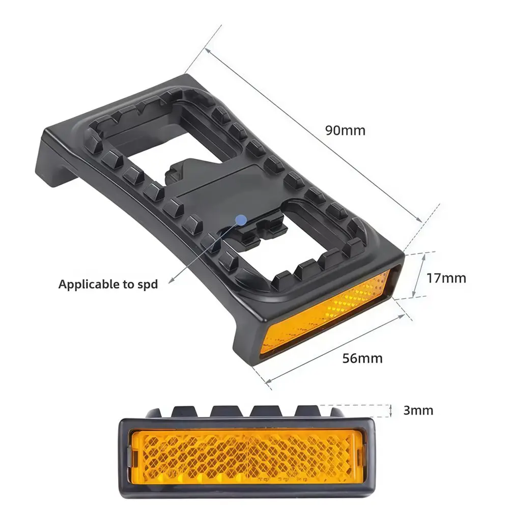 MTB Pedals Flat Pedal Pedals Adapter Bike Pedals Bicycle Cleat For SPD M520 M540 M780 M980 Clipless Mountain Bicycle Pedals