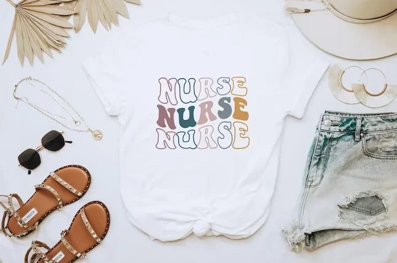 Groovy Nurse Shirt New Future Nurse Gift Idea Nursing School Student Grad Shirts Cute Nurse Life Shirt Funny Graphic Tees