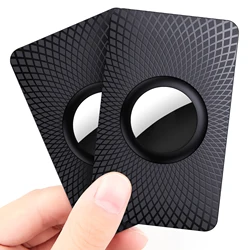 2Pack For Apple Airtag Wallet Case Thin Card Size Case for Air tag Holder Purse Wallet GPS Tracker Airtag Holder Locator Holders
