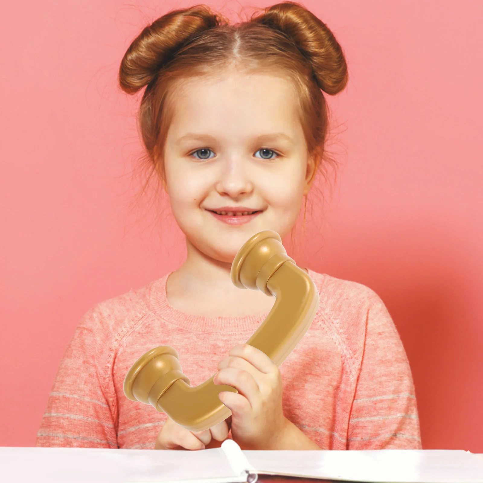 Lettura del telefono Giocattolo Feedback I bambini giocano a accelera la fluenza Fai finta di modelli di telefoni per bambini uditivi portatili