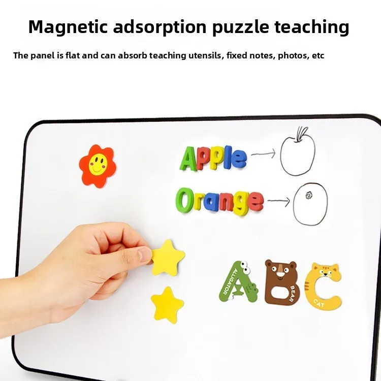 Magnetic Mini Writing Board Home Blackboard Erasable Live Prompt Board Handheld Stand Small Whiteboard Writing Pad