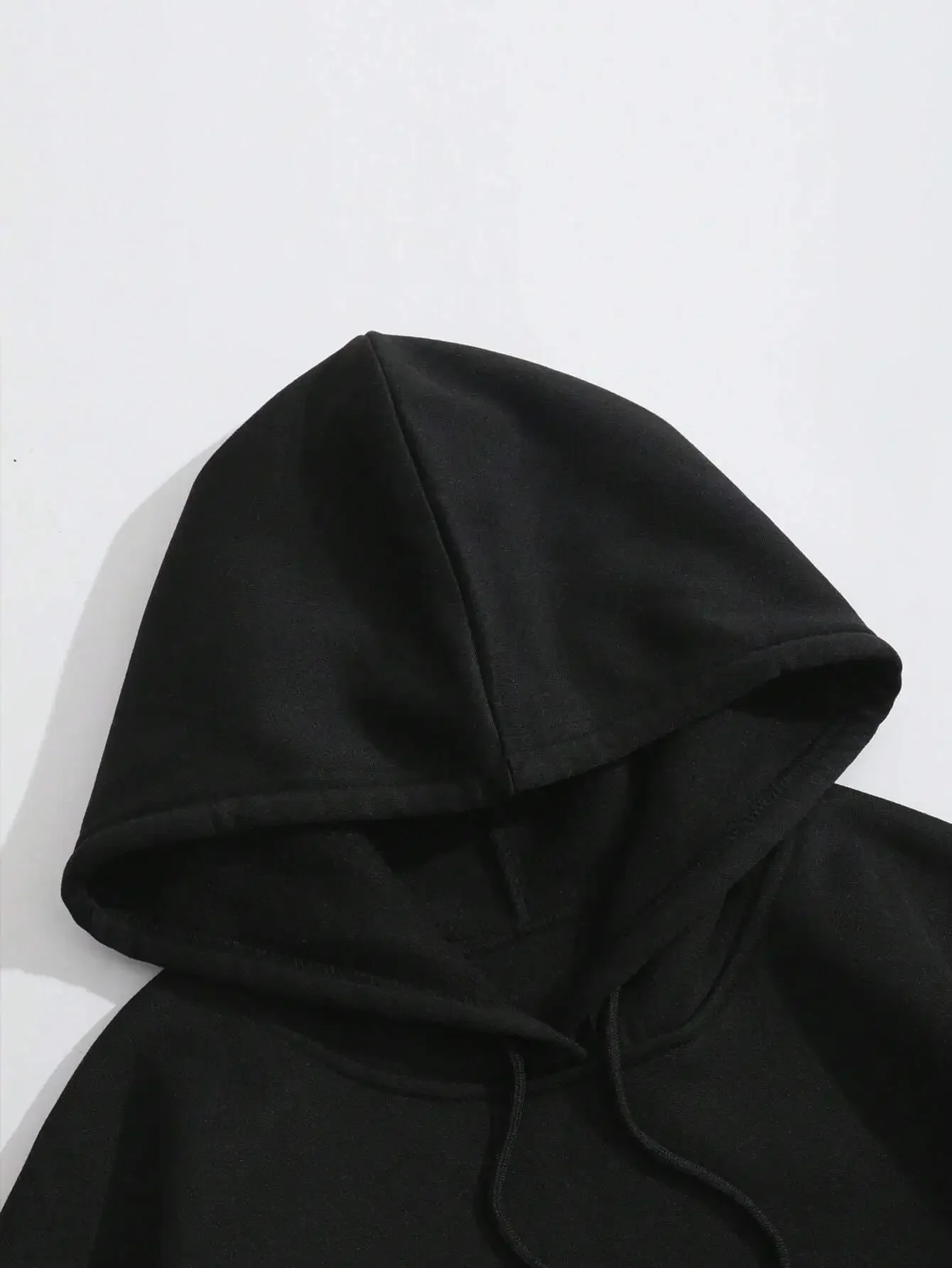 الخريف الشتاء الصوف هودي الطازجة زهرة طباعة الخريف طويلة الأكمام الصوف فضفاضة لينة مقنعين الشارع الشهير بلوزات على الموضة #3