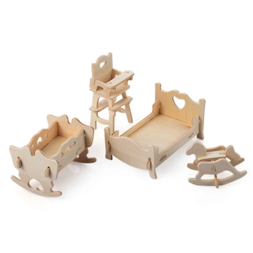 3D Wooden Puzzle-Kids Room