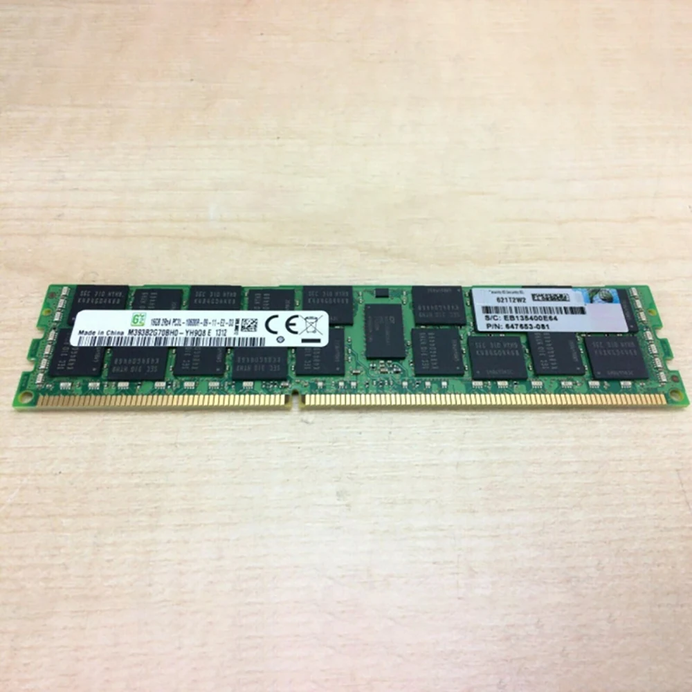 

1PCS Server Memory For HP 647901-B21 647653-081 16GB DDR3 1333 10600R