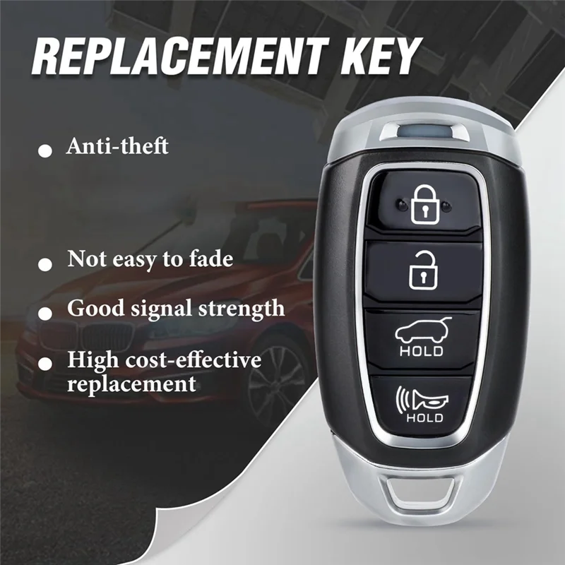 Control remoto tarjeta inteligente Control remoto llave de coche 95440-J9000 433,92 Mhz ID47 TQ8-FOB-4F18 para Hyundai Kona