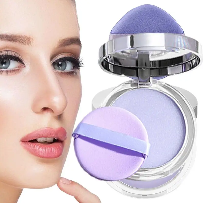 

Face Loose Powder Matte Translucent Setting Powder Waterproof Oil-control Velvety Professional Makeup Lavender face Powder