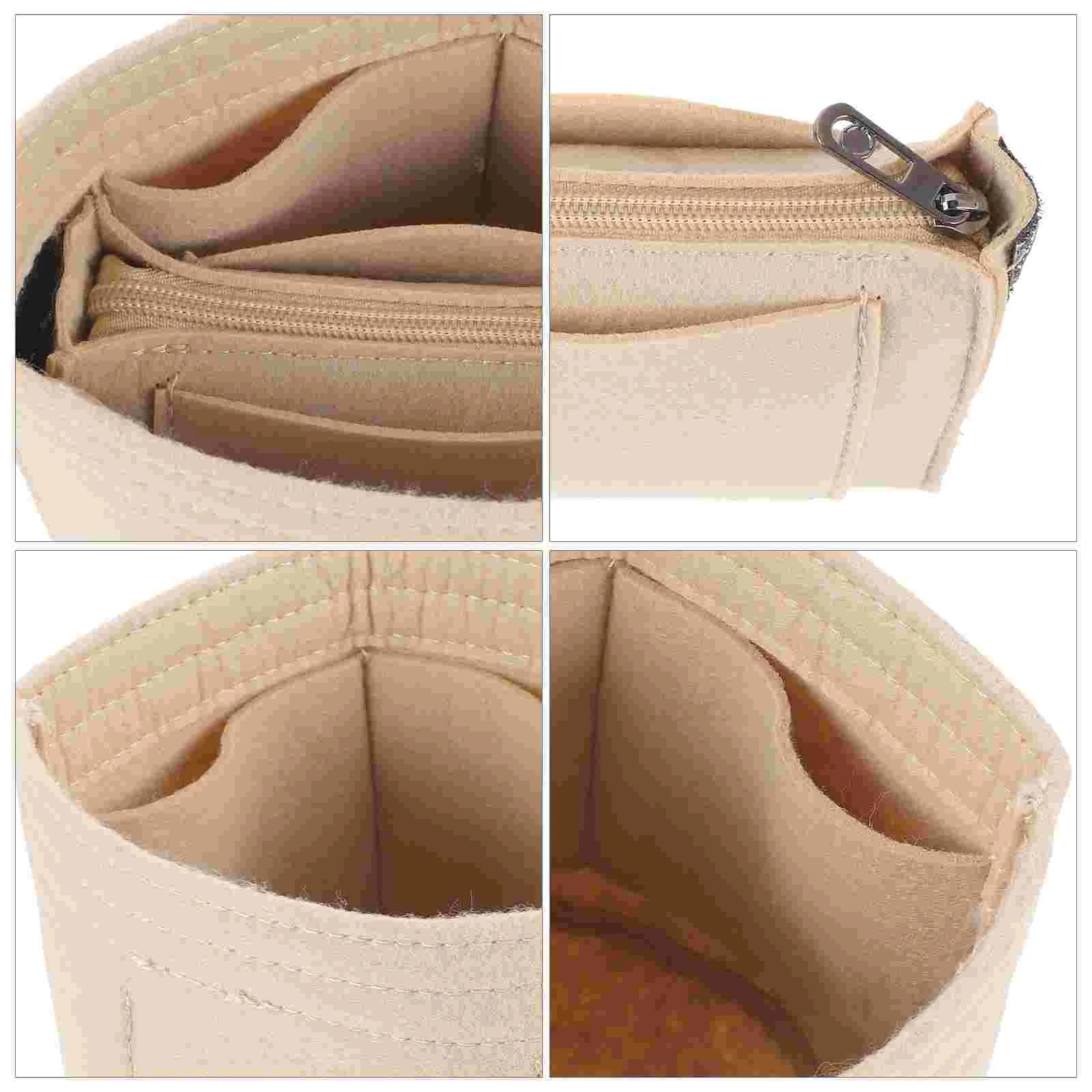 Bag Insert Organizer for Tote Backpack Small Wallet Purse Handbags Accessories Felt Women