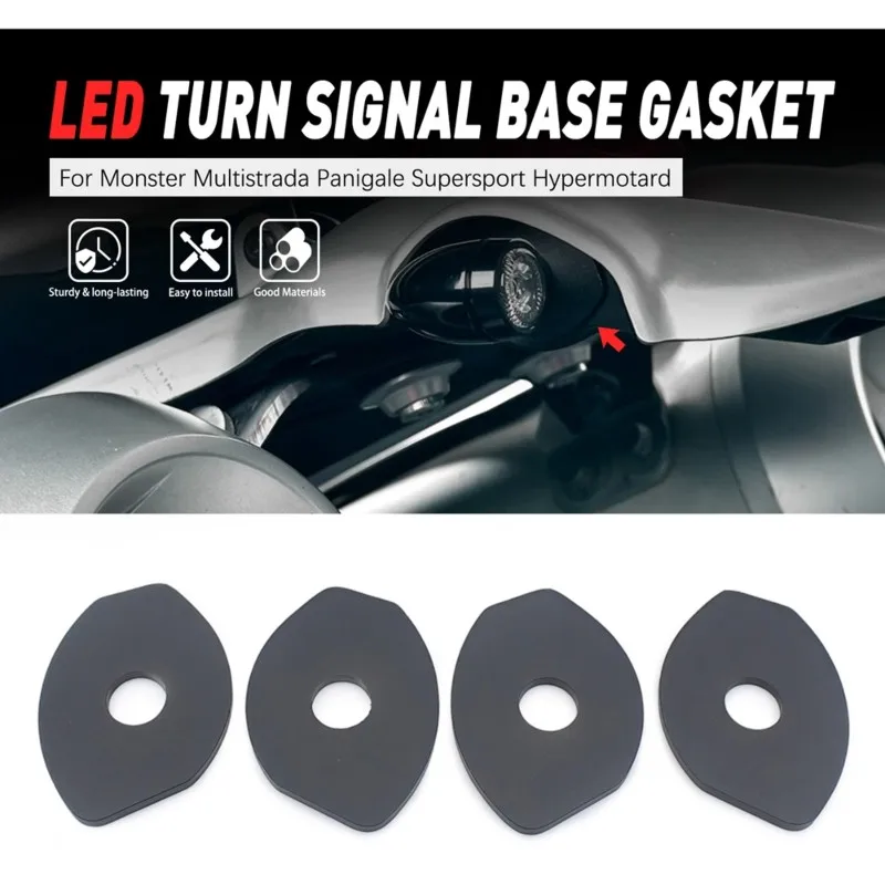 NEW HOT In Stock-LED Turn Signal Light Adapter Spacer For DUCATI Monster Multistrada Panigale Streetfighter Rear Indicator Light