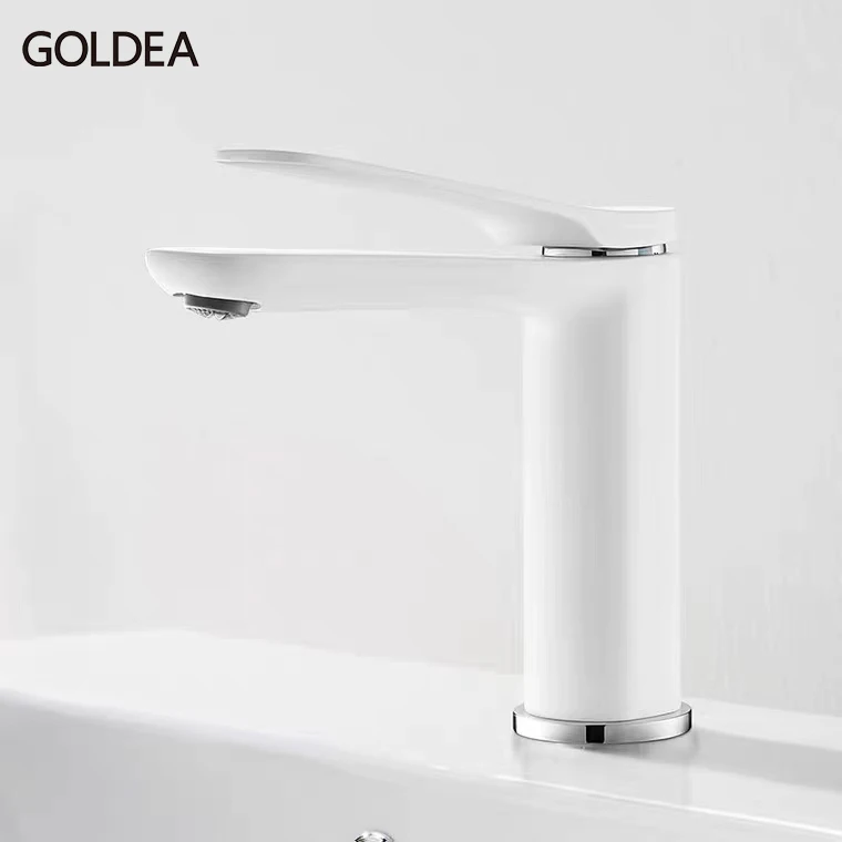 

China Factory Wholesale Brass Construction Faucet Basin Faucet Bathroom Faucet