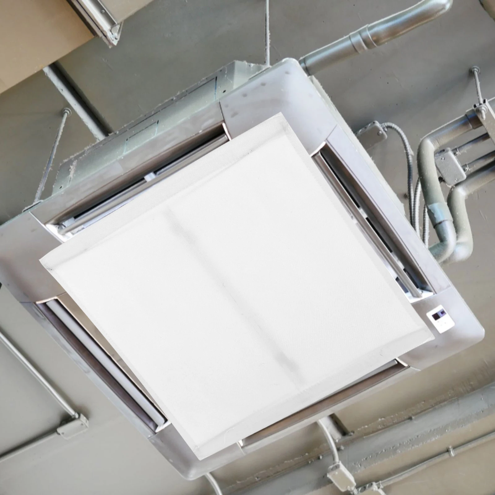 

Square Ceiling Air Deflector for Central Air Conditioner Baffle Windshield Vent Flow Direction Control Enhanced Cooling