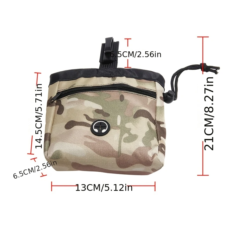 Portable Pet Dog Training Waist Bag Large Capacity Puppy Reward Bags Outdoor Feed Storage Pouch Snack Waist Bag view 6