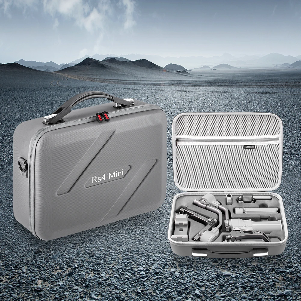 ل DJI RS4 حقيبة حمل صغيرة PU حقيبة كتفية للسفر مقاومة للصدمات المحمولة تخزين حقيبة كتف مثبت يدوي الملحقات