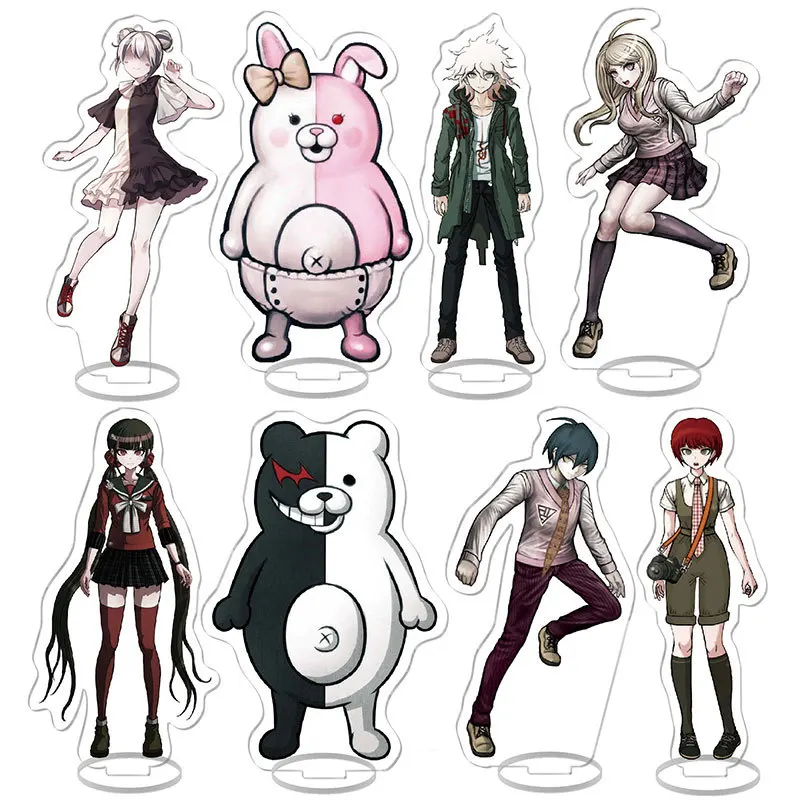 Anime Danganronpa V3 Dangan Ronpa figurine Trigger Happy Havoc Acrylic Stand Model Plate Desk Decor Standing Gifts