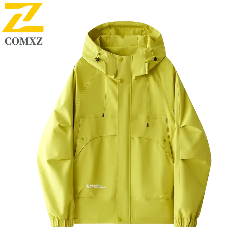 

Новая уличная повседневная толстовка со штурмовиком на весну и осень, модная брендовая мужская ветровка с несколькими карманами, новая куртка для пар, S-4XL